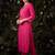 women ethnic motifs embroidered regular thread work kurta with trousers