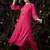 women ethnic motifs embroidered regular thread work kurta with trousers
