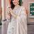 women ethnic motifs printed regular cotton kurta with trousers & with dupatta
