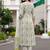 women floral printed regular cotton kurta with trousers & with dupatta