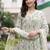 women floral printed regular cotton kurta with trousers & with dupatta