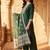 women ethnic motifs embroidered regular thread work liva kurta with trousers & with dupatta