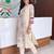women ethnic motifs printed regular kurta with trousers
