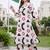 women printed regular cotton kurta with palazzos