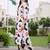 women printed regular cotton kurta with palazzos