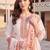 women ethnic motifs embroidered regular thread work cotton kurta with trousers & with dupatta