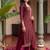 women embroidered regular thread work kurta with trousers & with dupatta