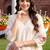 women floral embroidered regular thread work kurta with trousers & with dupatta