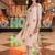 women ethnic motifs embroidered regular thread work liva kurta with trousers