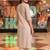 women ethnic motifs embroidered regular thread work liva kurta with trousers