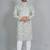 Multicolor rayon digital work kurta pajama