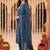 women floral embroidered regular thread work kurta with trousers & with dupatta