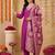 women ethnic motifs regular kurta with trousers & with dupatta