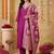 women ethnic motifs regular kurta with trousers & with dupatta