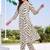 women printed regular kurta with trousers