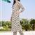 women printed regular kurta with trousers