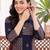 women ethnic motifs printed regular cotton kurta with trousers