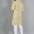 Yellow rayon digital work kurta pajama