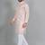 Light pink rayon digital work kurta pajama