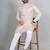 Light pink rayon digital work kurta pajama