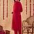 women ethnic motifs embroidered regular thread work kurta with trousers