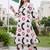 women printed regular cotton kurta with palazzos