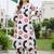 women printed regular cotton kurta with palazzos