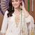 women floral embroidered regular thread work cotton kurta with trousers & with dupatta