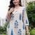 women floral printed regular kurta with trousers