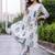 women floral printed regular kurta with trousers