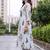 women floral printed regular kurta with trousers