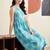 women ethnic motifs printed empire cotton kurta with trousers