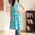 women ethnic motifs printed empire cotton kurta with trousers