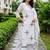 women floral printed regular thread work cotton kurta with trousers & with dupatta