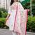 women ethnic motifs embroidered regular thread work cotton kurta with trousers & with dupatta