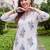 women floral printed regular cotton kurta with trousers