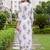 women floral printed regular cotton kurta with trousers