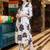 women floral printed regular kurta with trousers