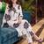 women floral printed regular kurta with trousers