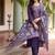 women floral embroidered regular thread work kurta with trousers & with dupatta