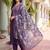 women floral embroidered regular thread work kurta with trousers & with dupatta