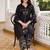 women floral printed regular cotton kurta with palazzos