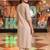 women ethnic motifs embroidered regular thread work liva kurta with trousers