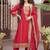 women ethnic motifs embroidered regular kurta with trousers & with dupatta