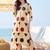 women printed regular cotton kurta with trousers