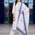 women ethnic regular thread work cotton kurta with trousers & with dupatta