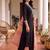 women ethnic motifs embroidered regular thread work kurta with palazzos & with dupatta