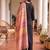 women ethnic motifs embroidered regular thread work kurta with palazzos & with dupatta