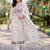 women ethnic motifs embroidered regular thread work cotton kurta with trousers & with dupatta