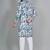 Blue rayon digital work kurta pajama